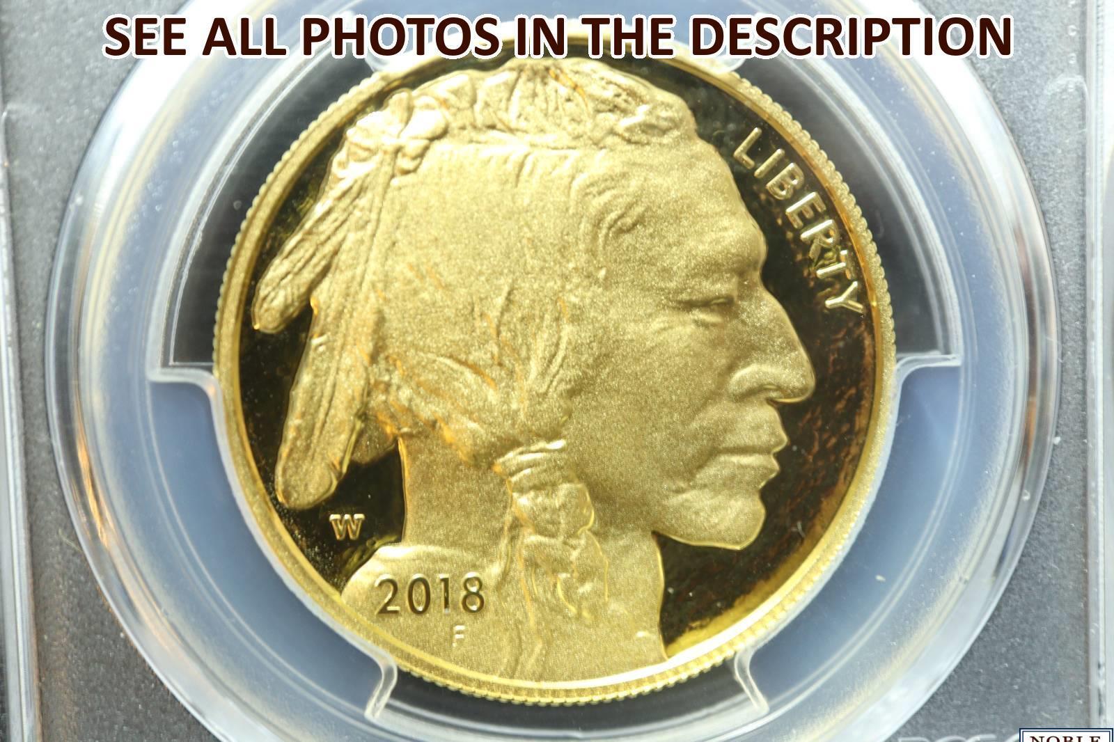 Noblespirit No Reserve (lr) Gold Buffalo 2018-w 10,000 Ed Clevlnd Pcgs Pr70 Dcam