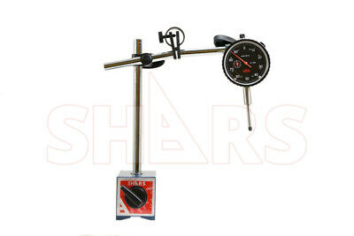 Shars 135 Lbs Magnetic Base W/fine Adjustment + 1" Dial Indicator .001" New P]